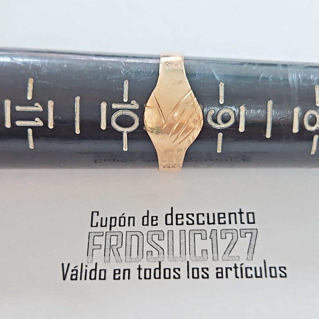ANILLO ORO 10 K 1,70 GRMS (SEMINUEVO)