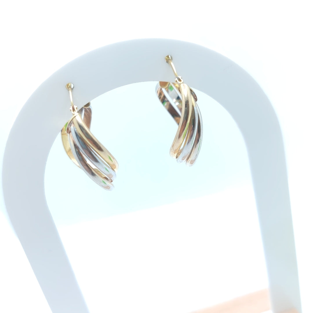ARRACADAS PAR ORO 10 K 3,60 GRMS (SEMINUEVO)