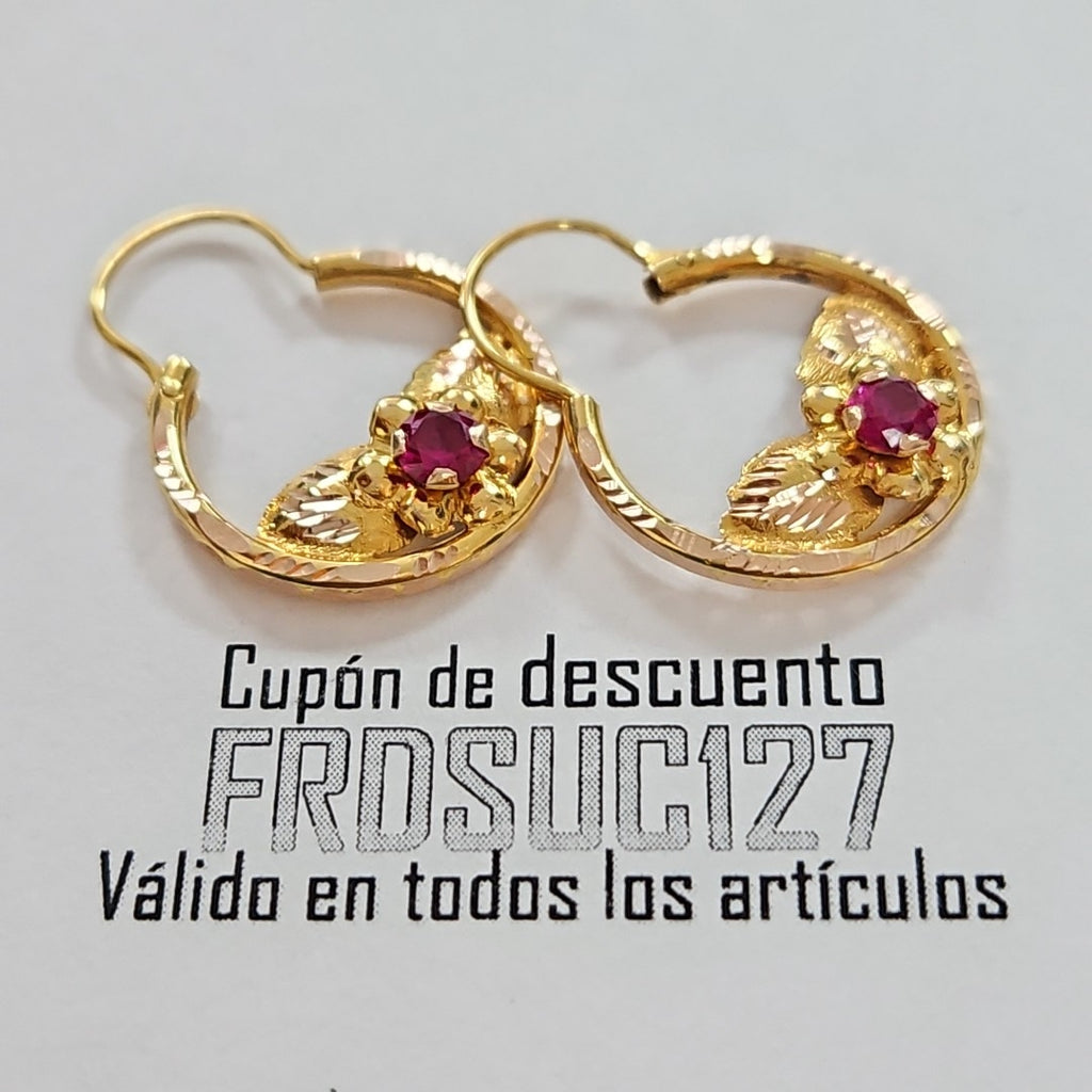 ARETES PAR ORO 10 K 2,00 GRMS (SEMINUEVO)