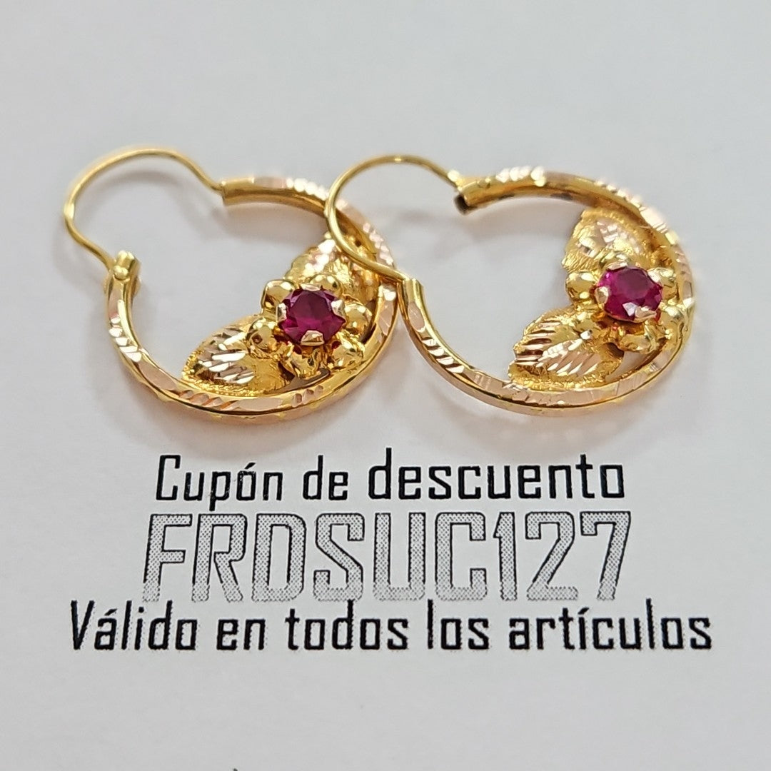 ARETES PAR ORO 10 K 2,00 GRMS (SEMINUEVO)