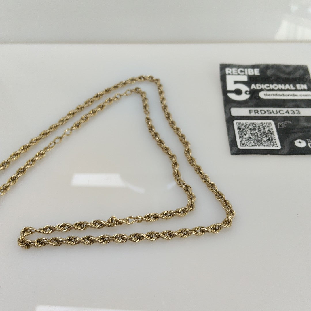 CADENA ORO 10 K 8,90 GRMS (SEMINUEVO)