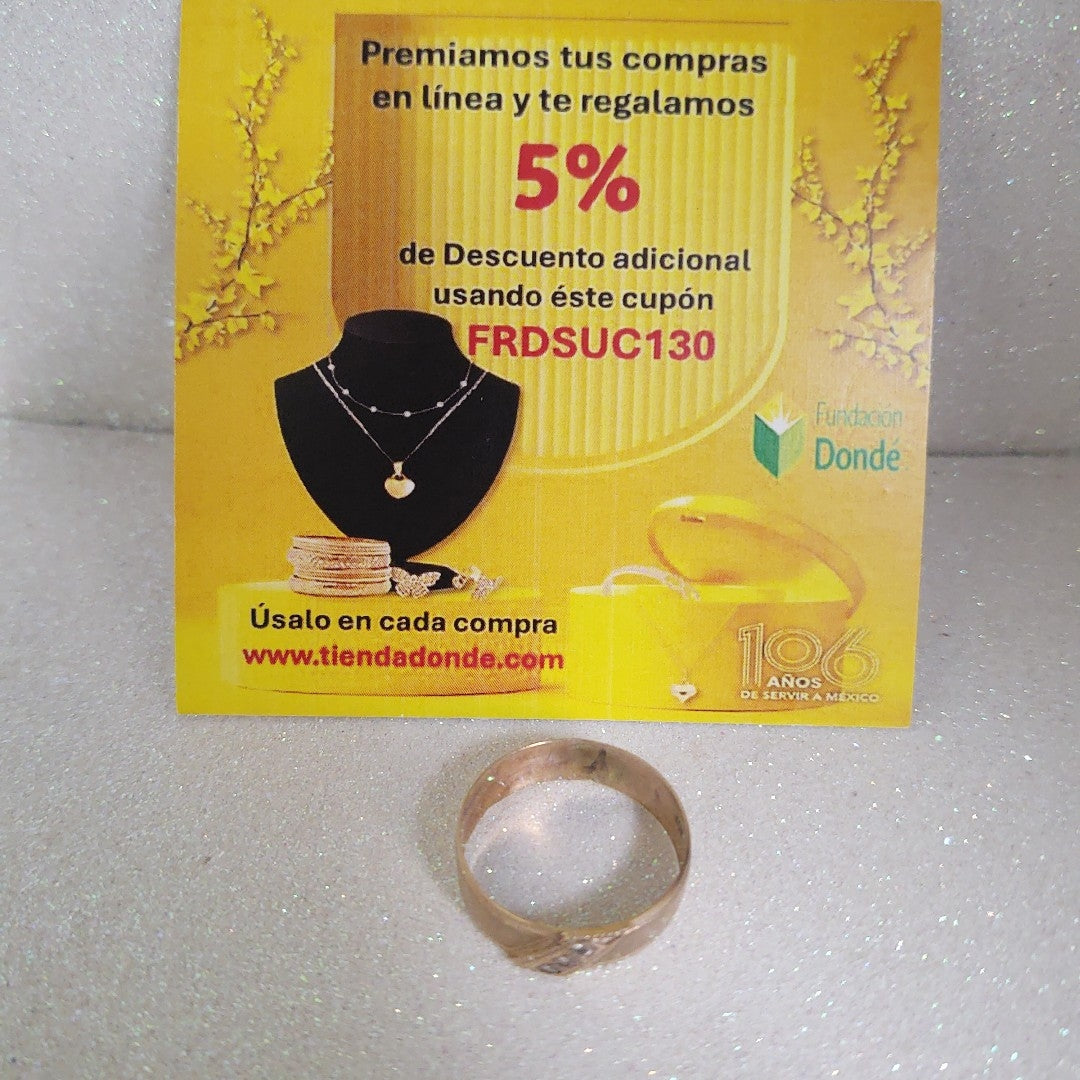 ARGOLLA ORO 10 K 1.7 GRMS (SEMINUEVO)