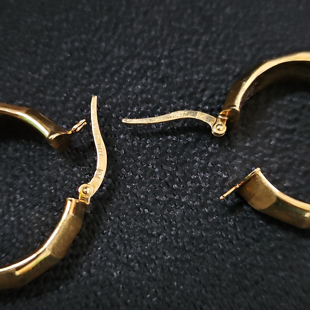 ARRACADAS PAR ORO 14 K 3,90 GRMS (SEMINUEVO)