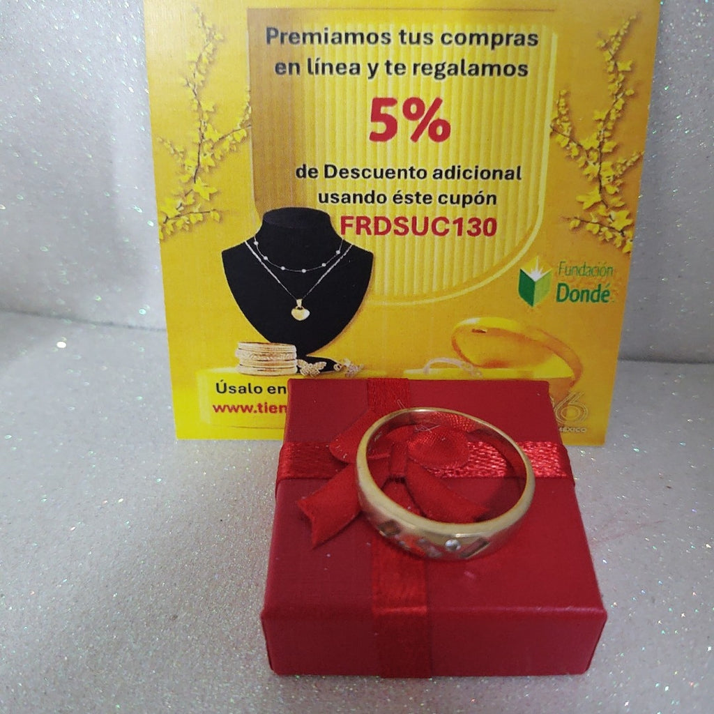 ANILLO ORO 14 K 4,10 GRMS (SEMINUEVO)