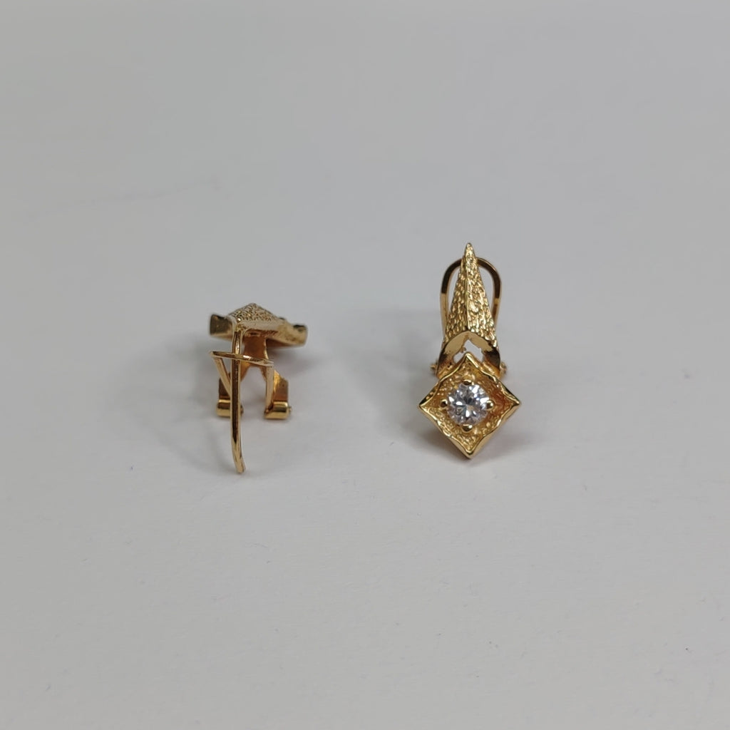 ARETES PAR ORO 14 K 2,70 GRMS (SEMINUEVO)