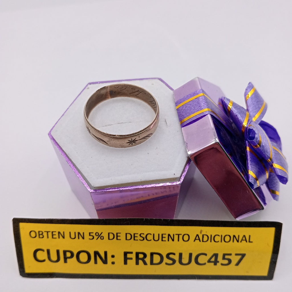 ARGOLLA ORO 8 K 1,50 GRMS (SEMINUEVO)