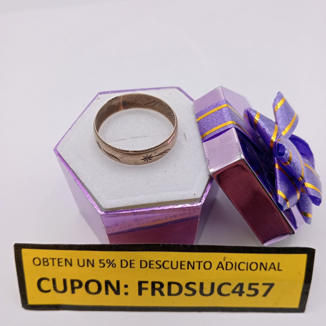 ARGOLLA ORO 8 K 1,50 GRMS (SEMINUEVO)