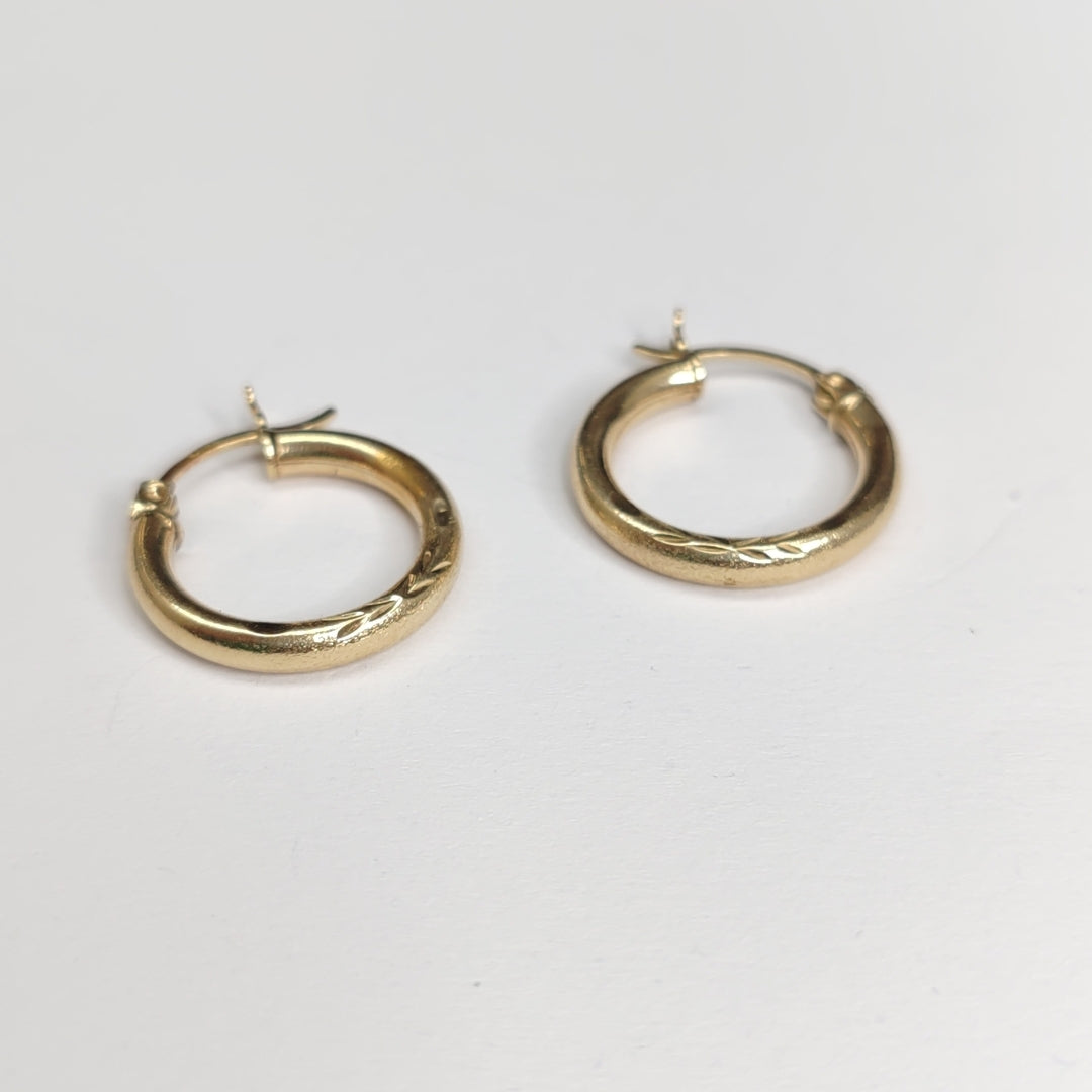 ARRACADAS PAR ORO 14 K 1,90 GRMS (SEMINUEVO)