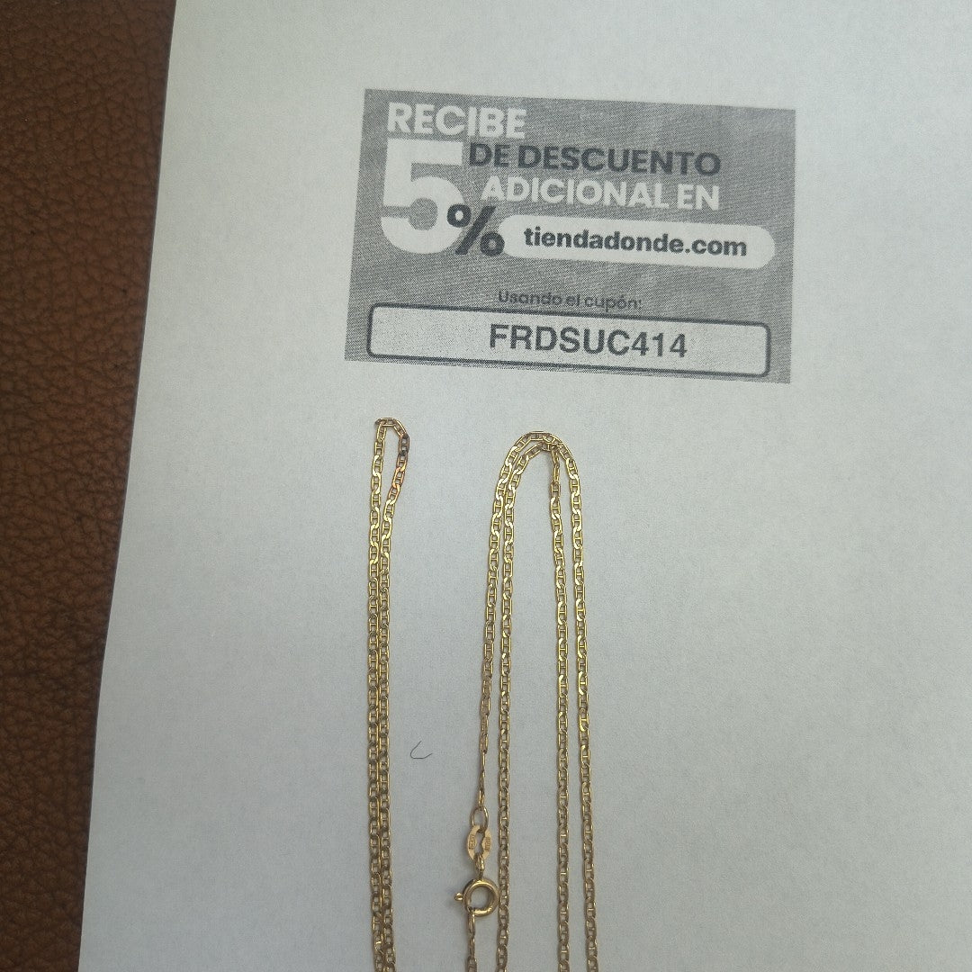 CADENA ORO 14 K 2.3 GRMS (SEMINUEVO)