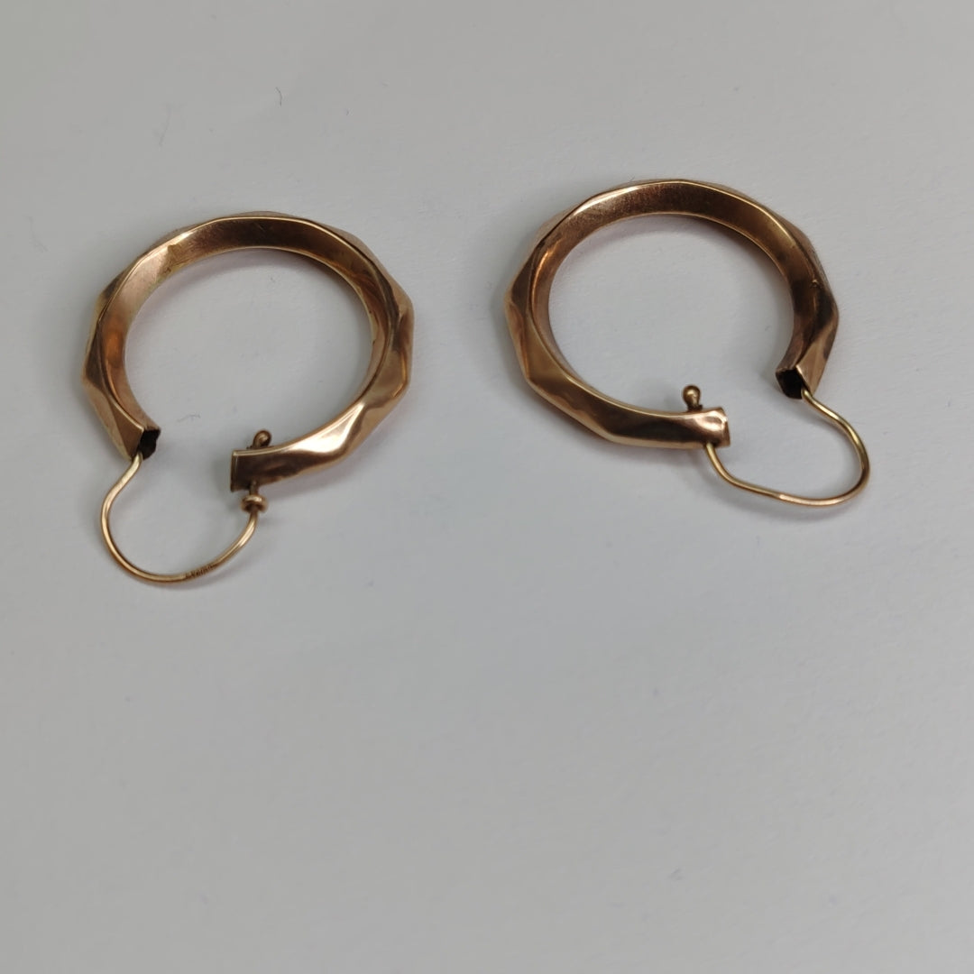 ARRACADAS PAR ORO 10 K 2.6 GRMS (SEMINUEVO)