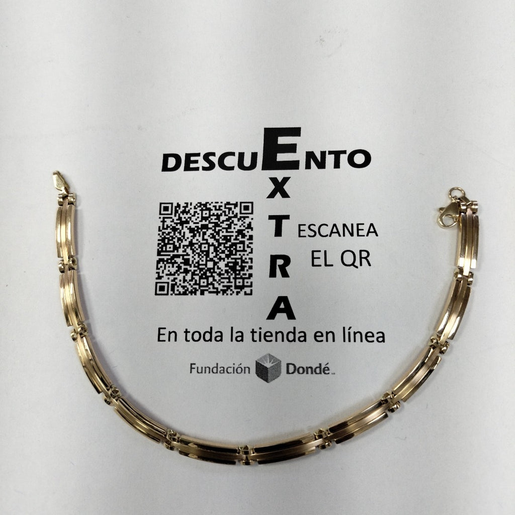 PULSERAS CABALLERO ORO 14K 7.7 (NUEVO)
