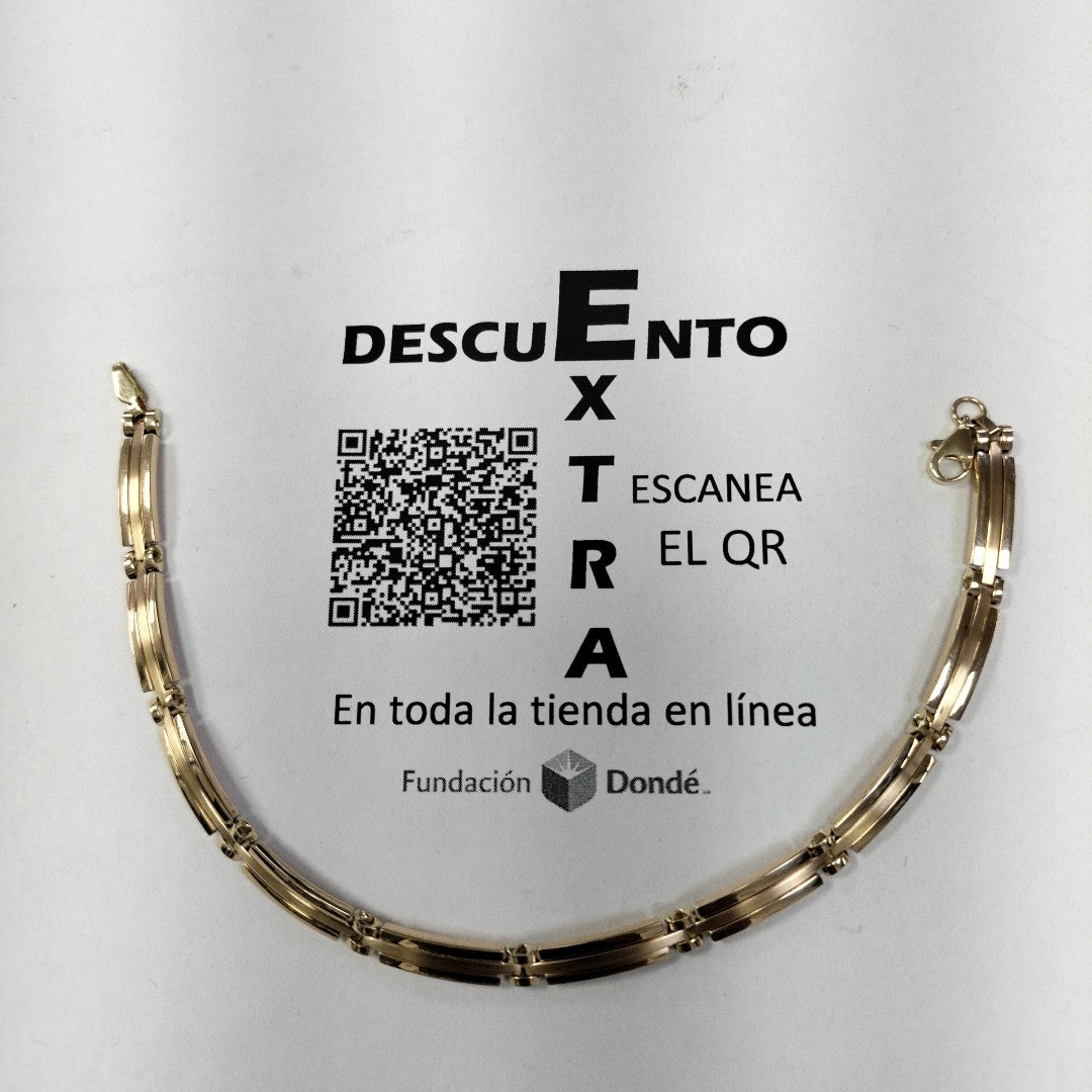 PULSERAS CABALLERO ORO 14K 7.7 (NUEVO)