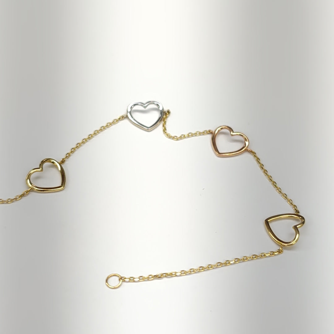 PULSERAS DAMA ORO 14K 1.6 (NUEVO)