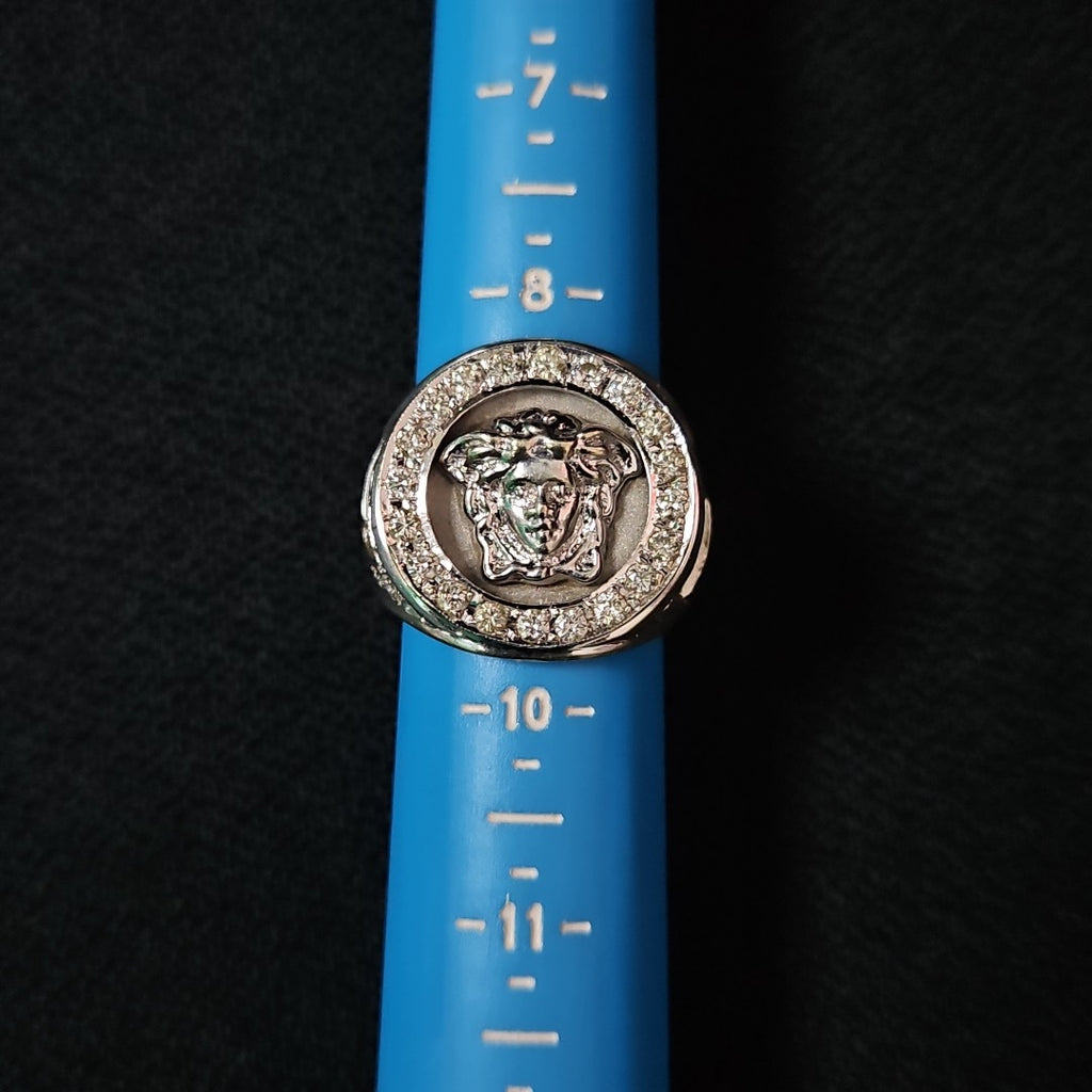 ANILLO ORO BLANCO 14 K 19.4 GRMS (SEMINUEVO)