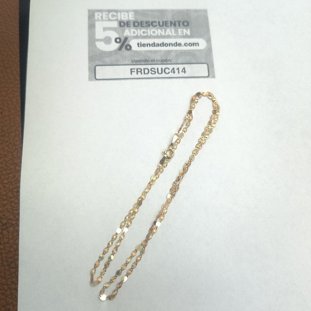 CADENA ORO 10 K 1.2 GRMS (SEMINUEVO)