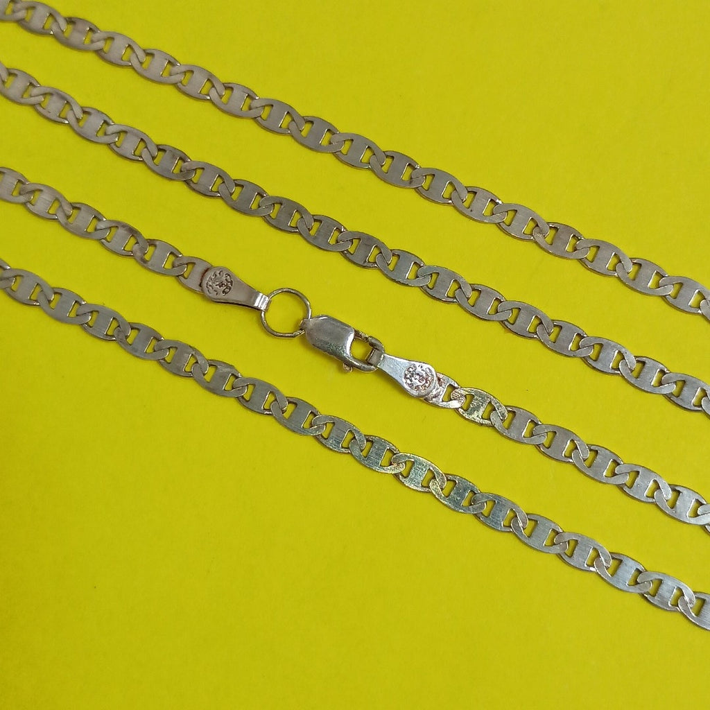 CADENA TEJIDO GUCHI PLATA .925 60 CM 9.7 GR (NUEVO)