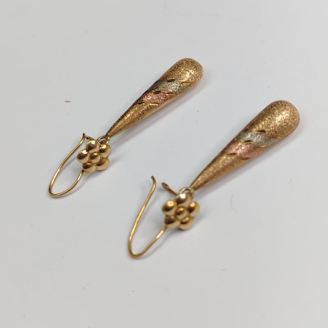 ARETES PAR ORO 10 K 3,10 GRMS (SEMINUEVO)