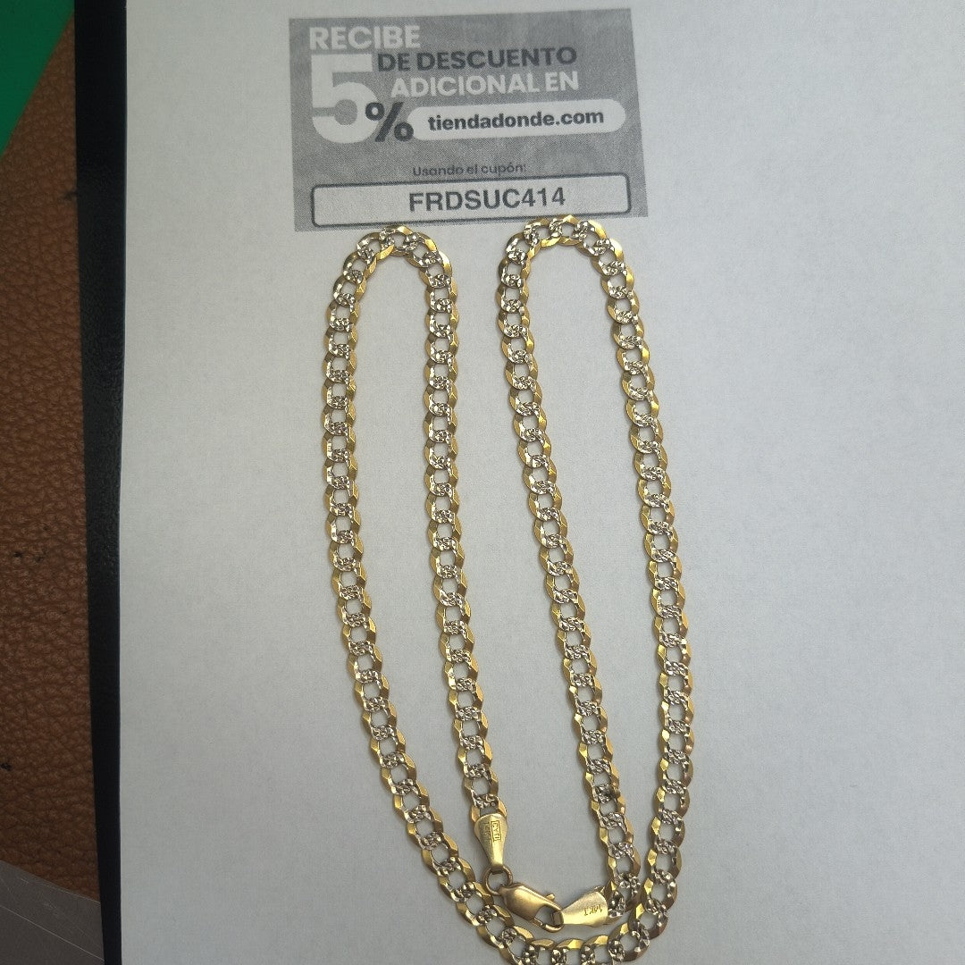 CADENA ORO 14 K 15.6 GRMS (SEMINUEVO)