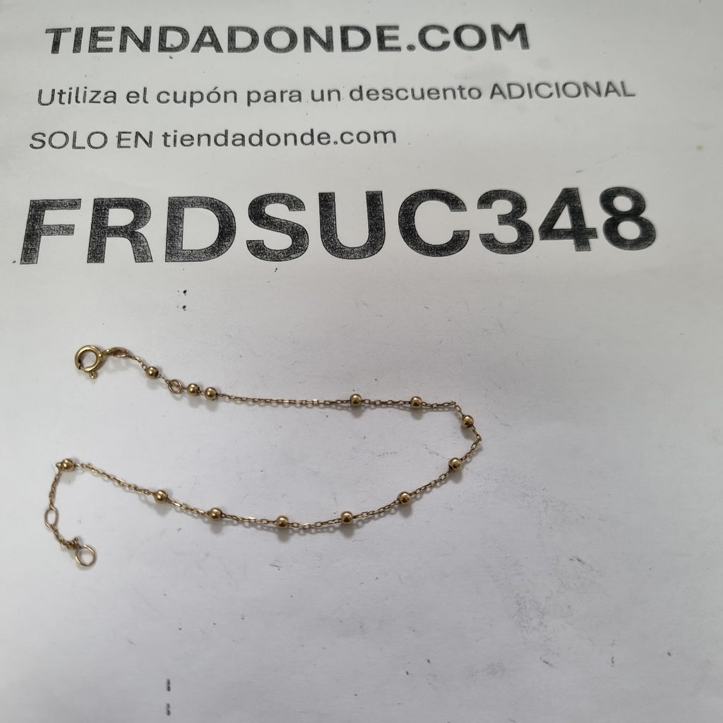 PULSERA ORO 10 K 1.1 GRMS (SEMINUEVO)