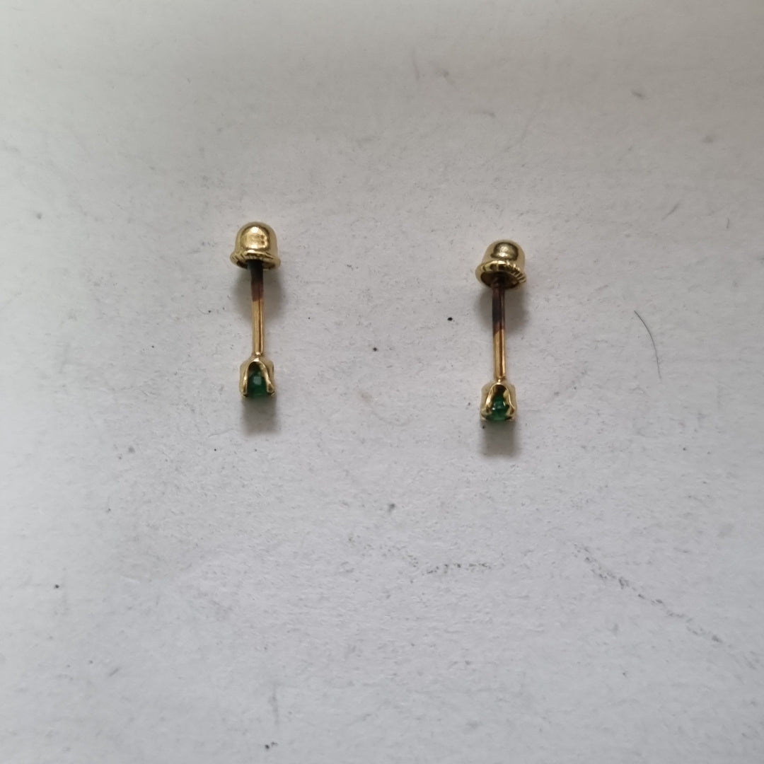 BROQUELES PAR ORO 14 K 0.3 GRMS (SEMINUEVO)
