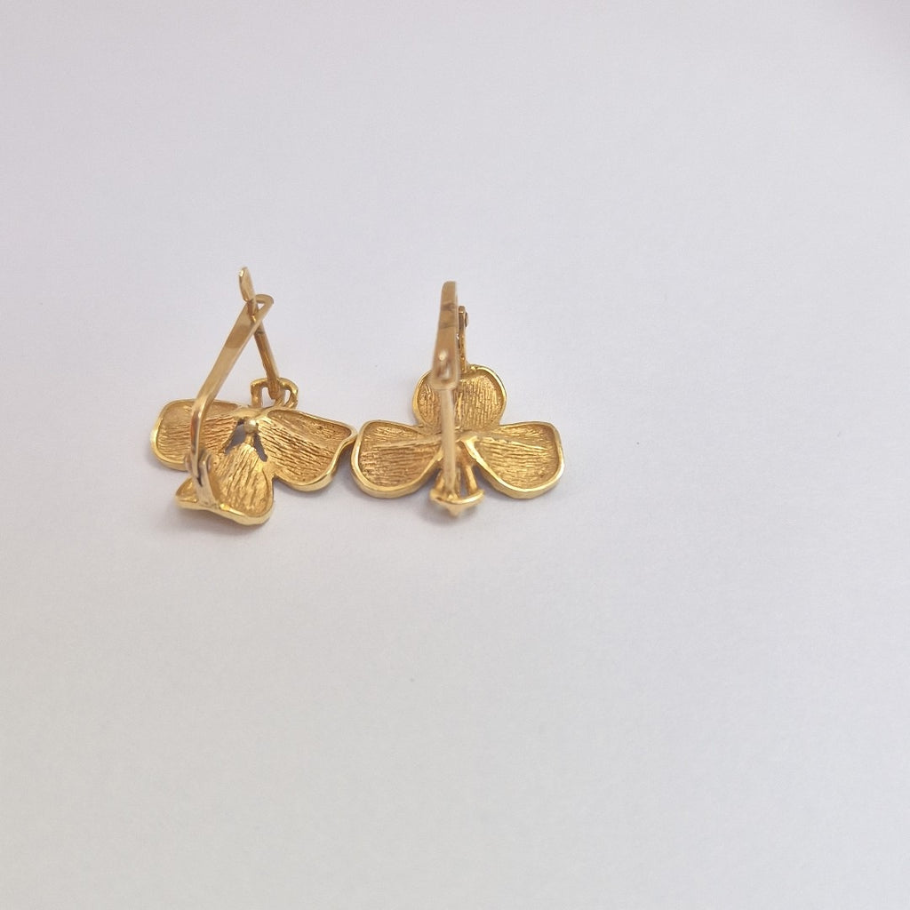 ARETES PAR ORO 14 K 3,20 GRMS (SEMINUEVO)