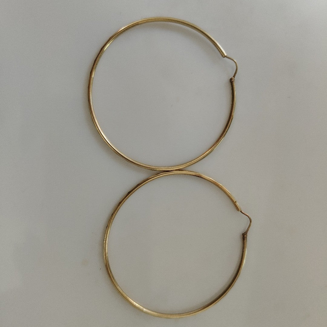 ARRACADAS PAR ORO 14 K 4.6 GRMS (SEMINUEVO)