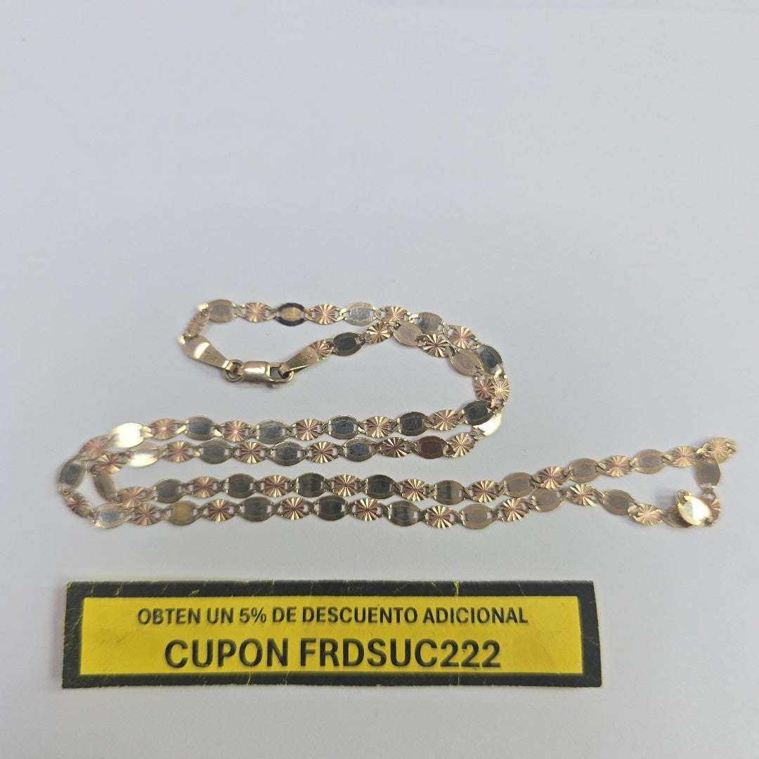 CADENA ORO 14 K 4.4 GRMS (SEMINUEVO)