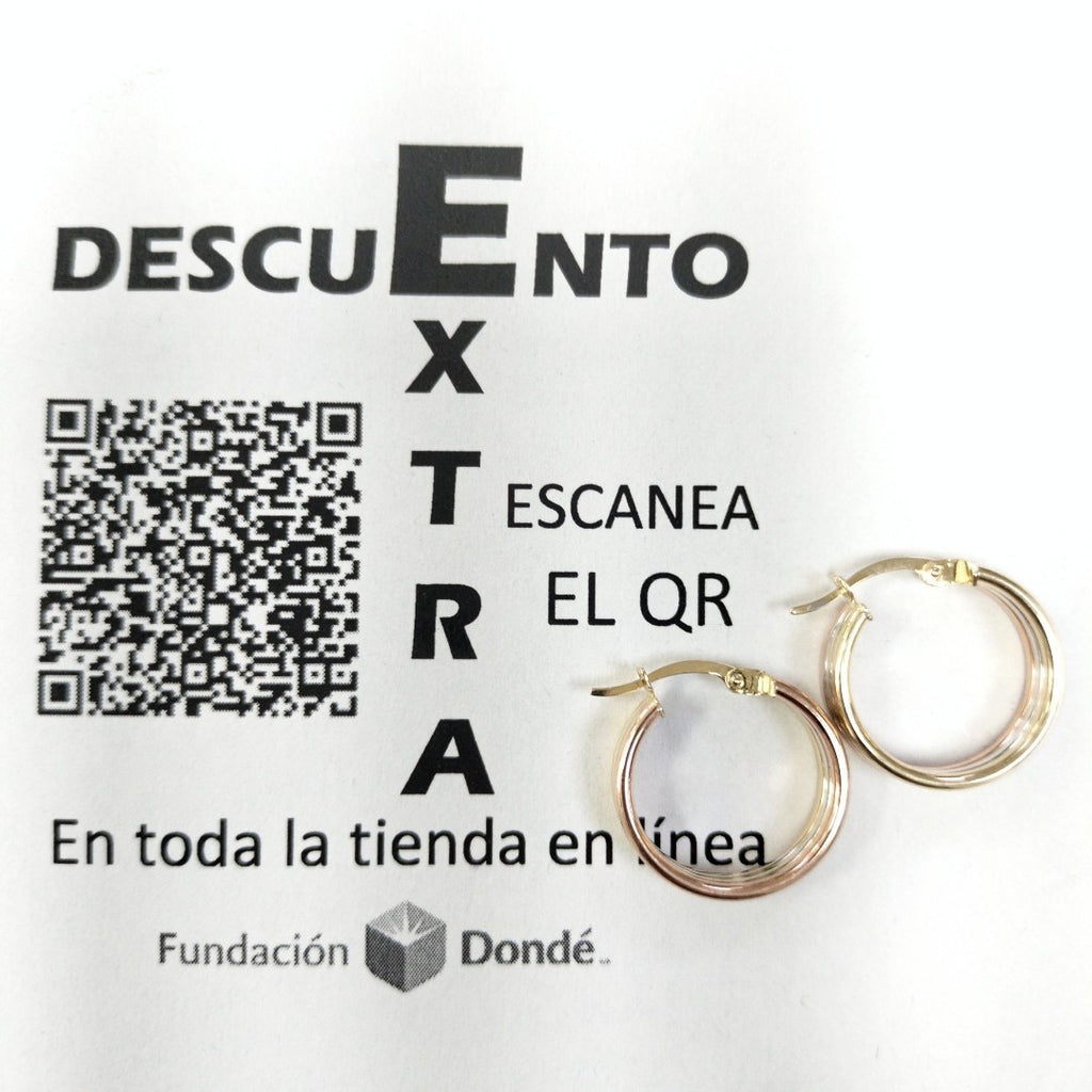 ARRACADAS ORO 14K 2.4 (NUEVO)