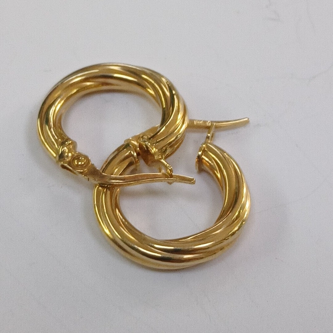 ARRACADAS PAR ORO 10 K 1 GRMS (SEMINUEVO)