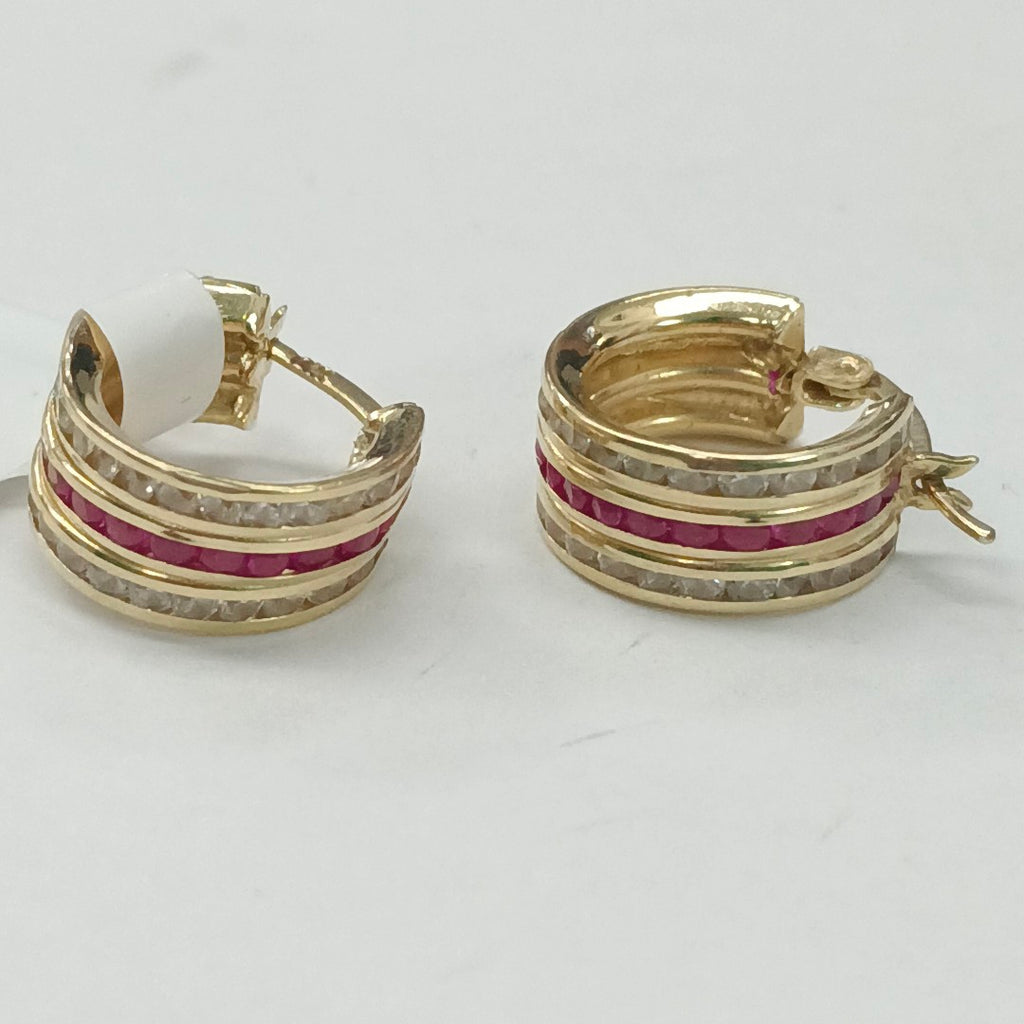 ARRACADAS PAR ORO 14 K 2,70 GRMS (SEMINUEVO)