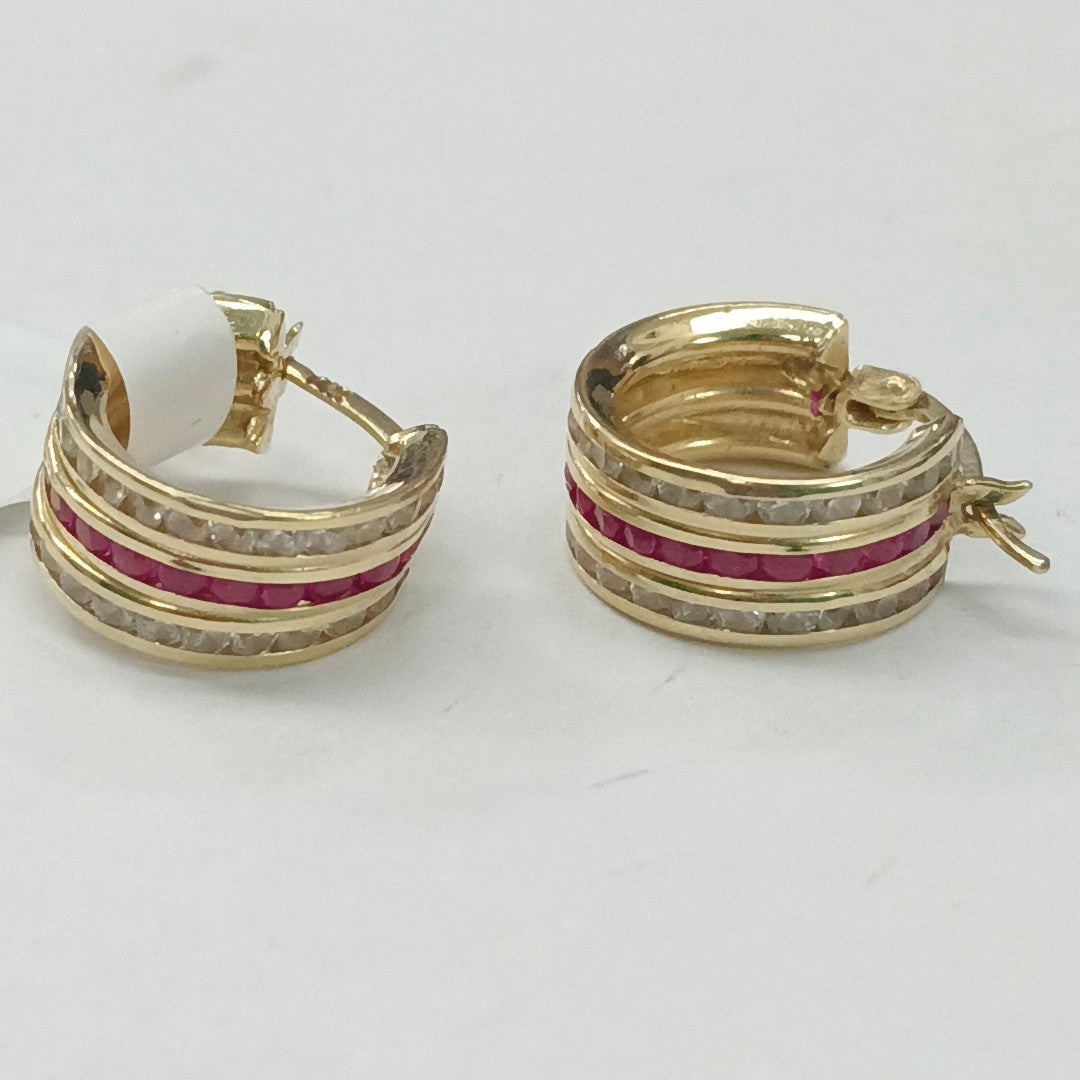 ARRACADAS PAR ORO 14 K 2,70 GRMS (SEMINUEVO)