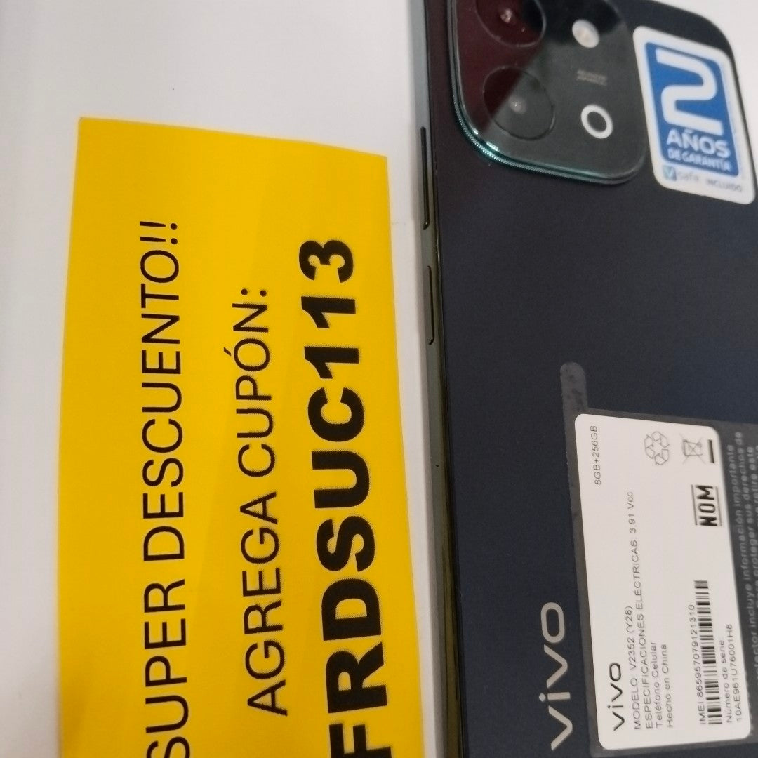 CELULAR VIVO Y28 V2352 256 GB 8 GB RAM (SEMINUEVO)