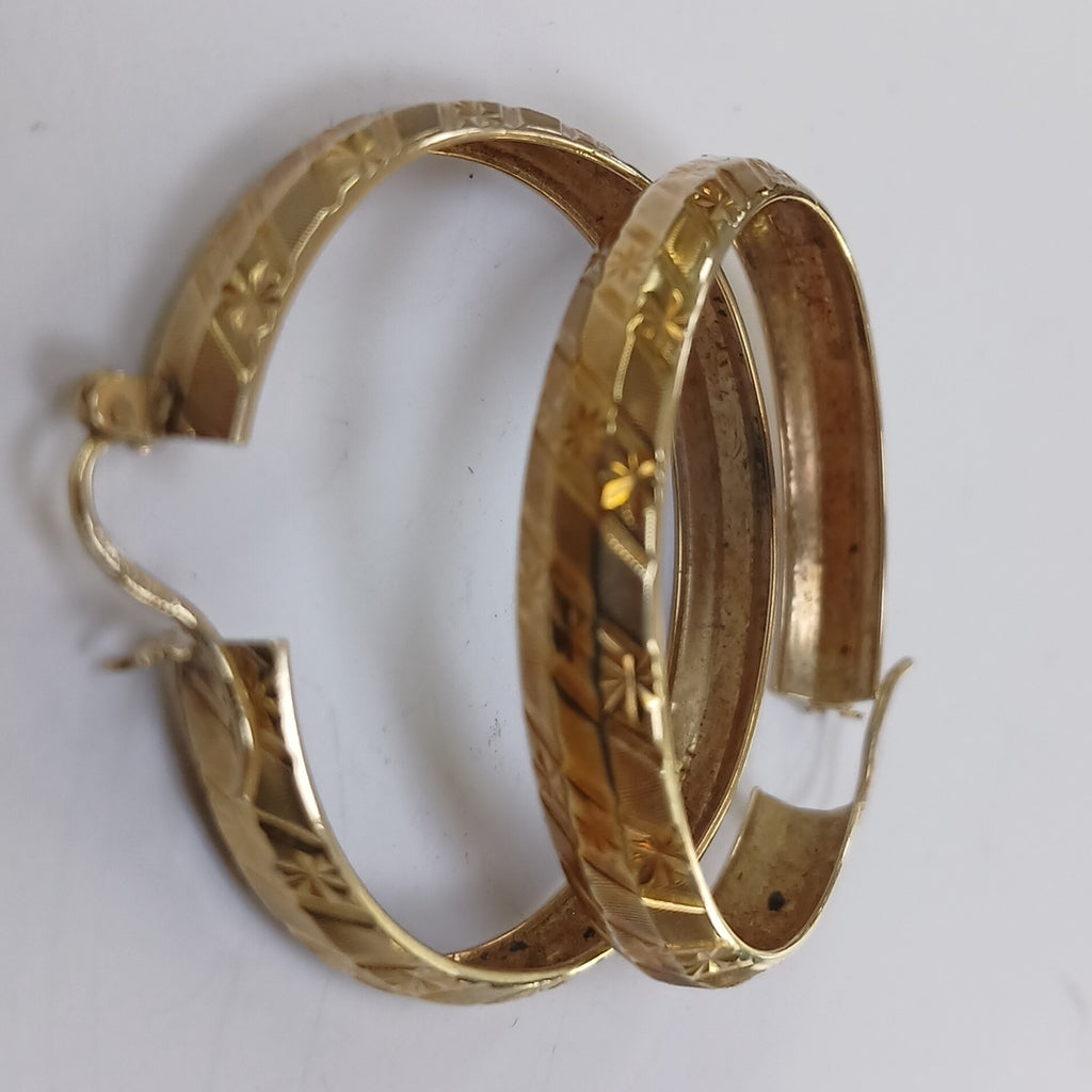 ARRACADAS PAR ORO 10 K 4.8 GRMS (SEMINUEVO)