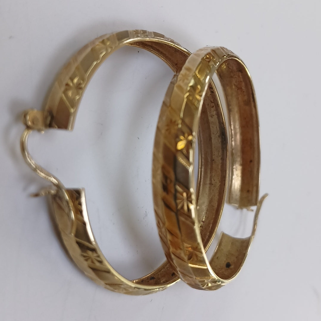 ARRACADAS PAR ORO 10 K 4.8 GRMS (SEMINUEVO)
