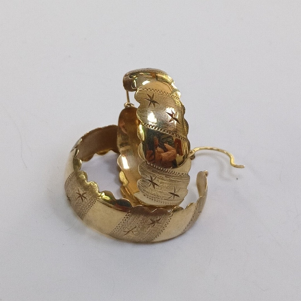 ARRACADAS PAR ORO 8 K 6,40 GRMS (SEMINUEVO)