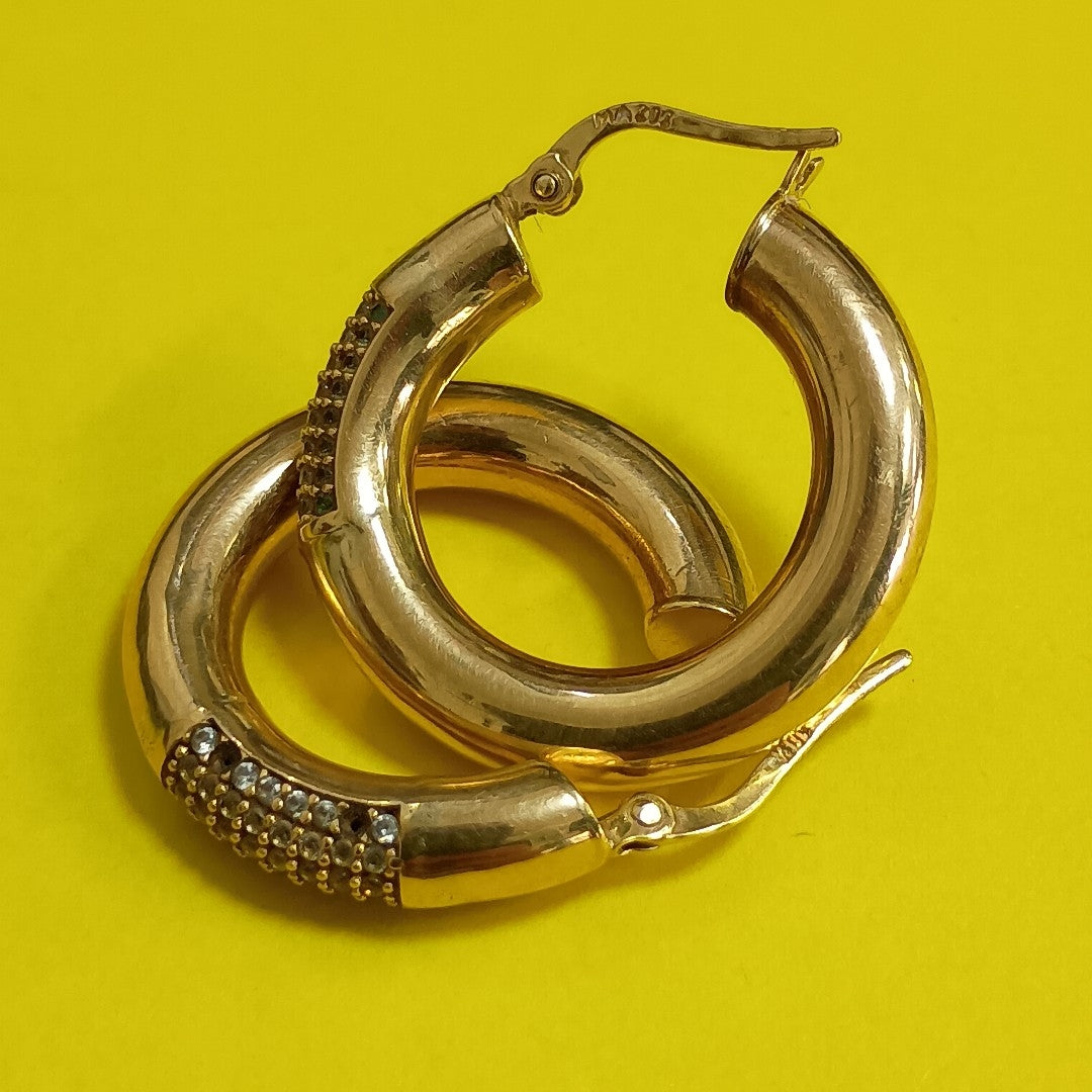 ARETES PAR ORO 10 K 4.5 GRMS (SEMINUEVO)