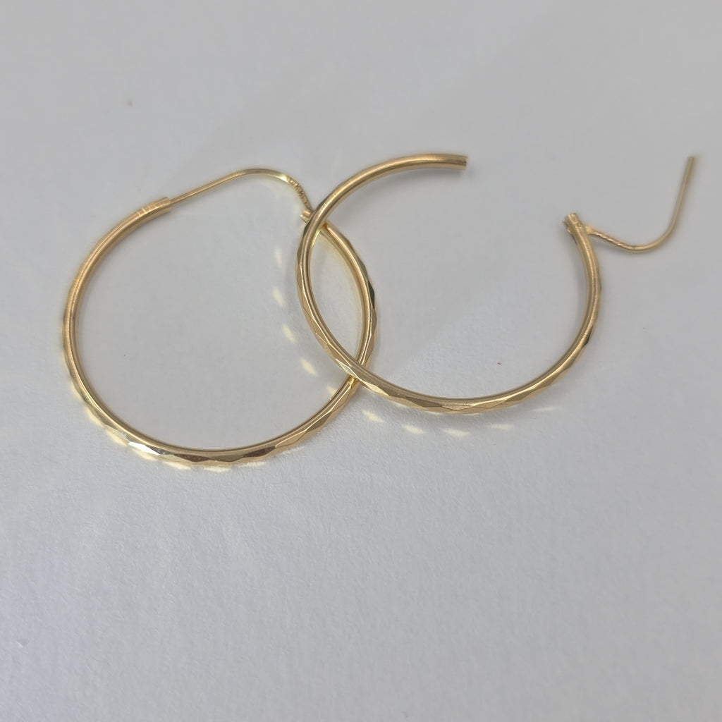 ARRACADAS PAR ORO 10 K 1.7 GRMS (SEMINUEVO)
