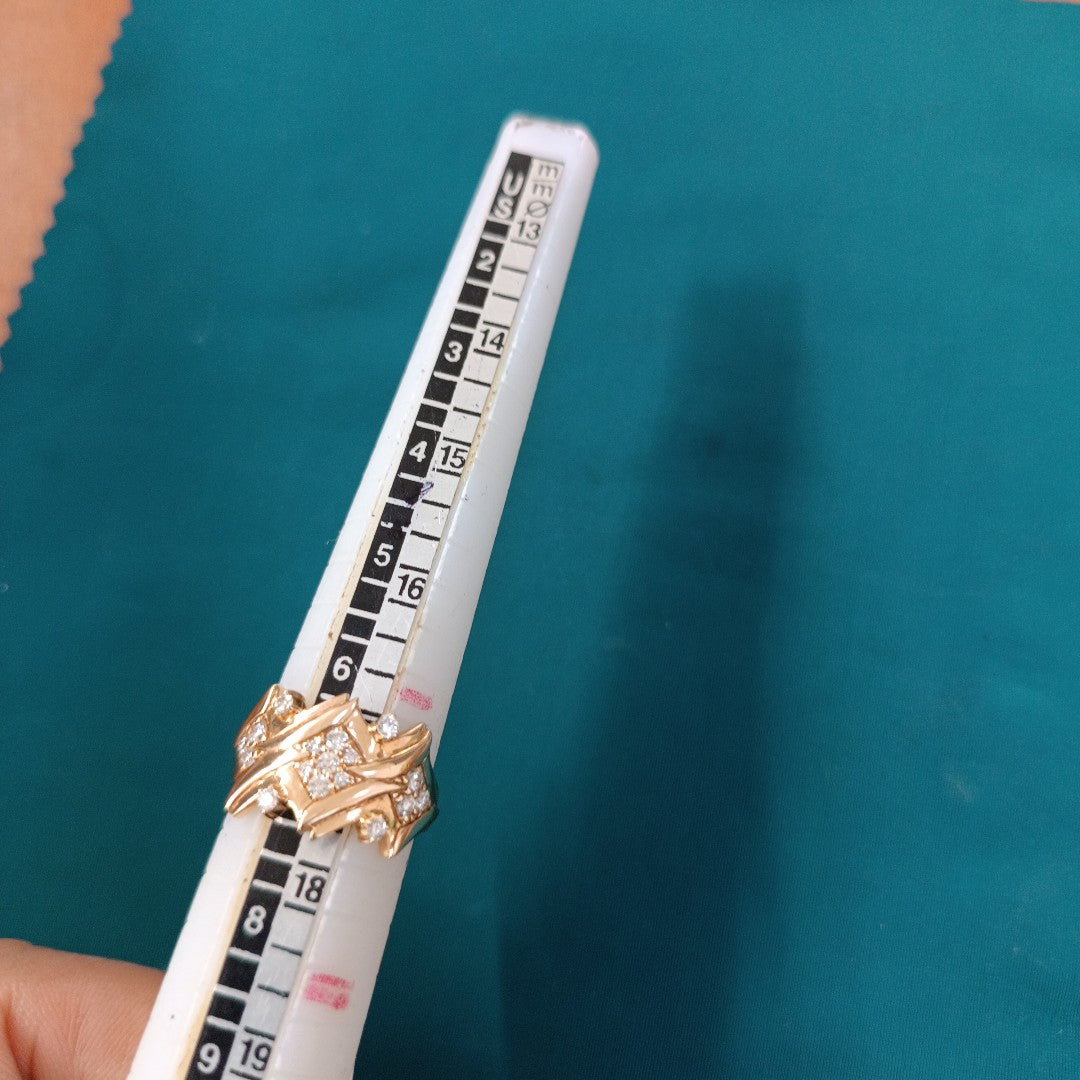 ANILLO ORO 14 K 7 GRMS (SEMINUEVO)