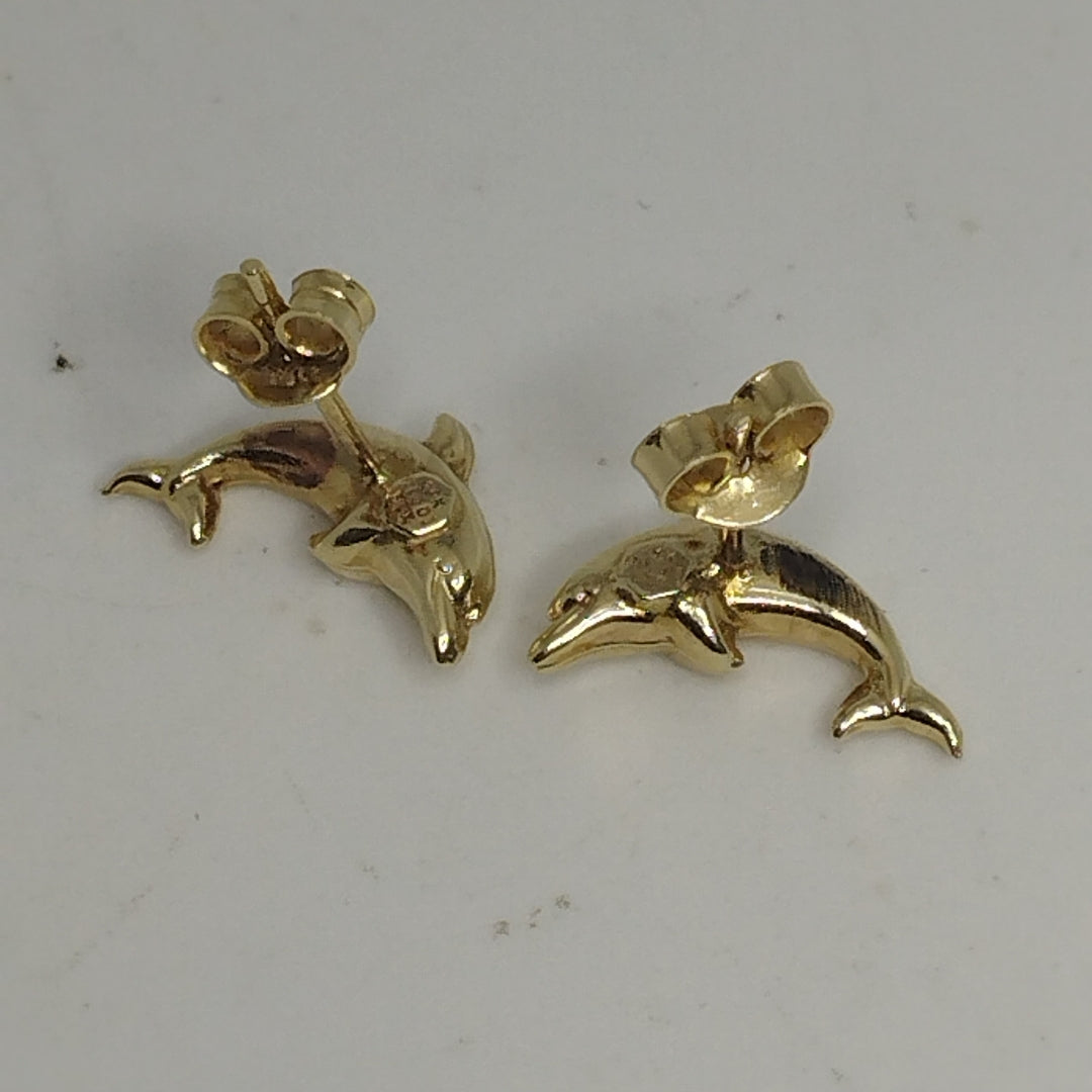BROQUELES PAR ORO 14 K 1,20 GRMS (SEMINUEVO)