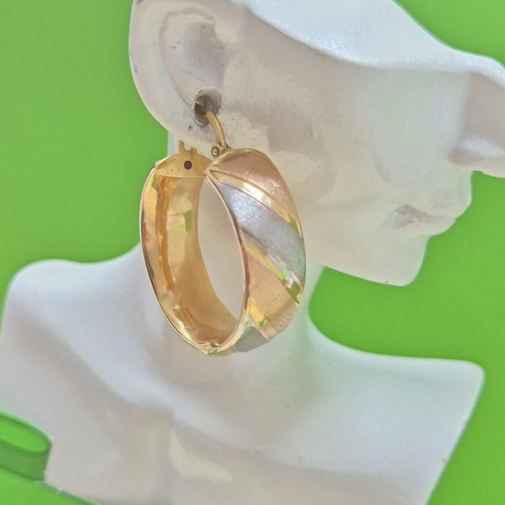 ARRACADAS PAR ORO 14 K 4,40 GRMS (SEMINUEVO)