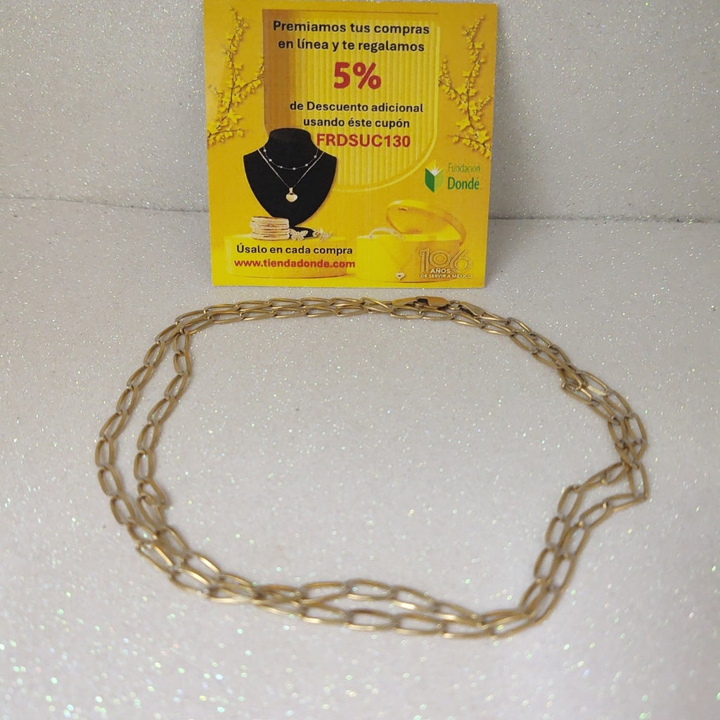 CADENA ORO 14 K 11.4 GRMS (SEMINUEVO)