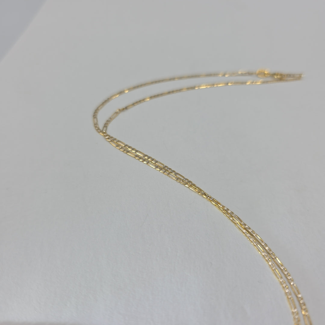 CADENA ORO, RODIADO 14 K 2.1 GRMS (SEMINUEVO)