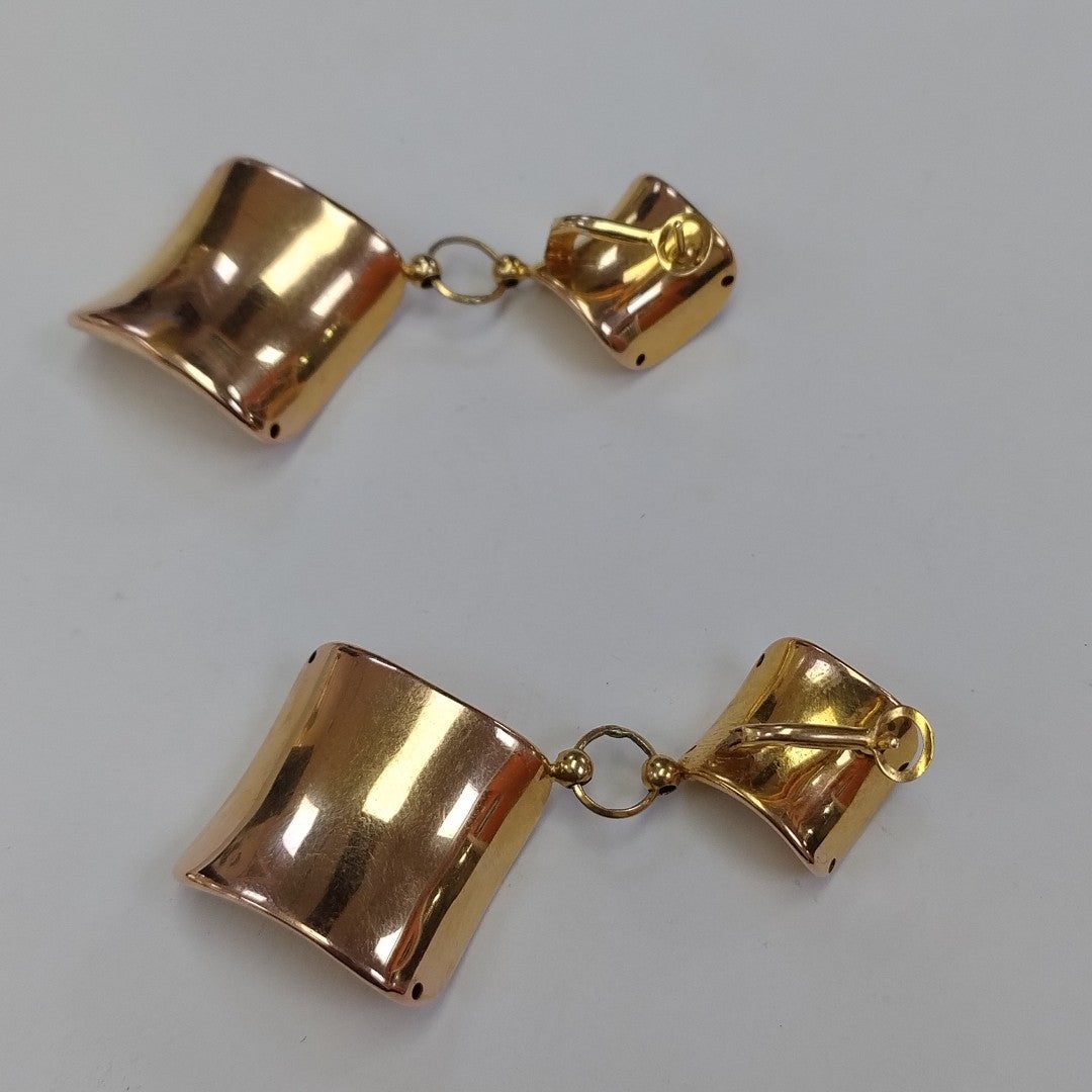 ARETES PAR ORO 14 K 10,50 GRMS (SEMINUEVO)