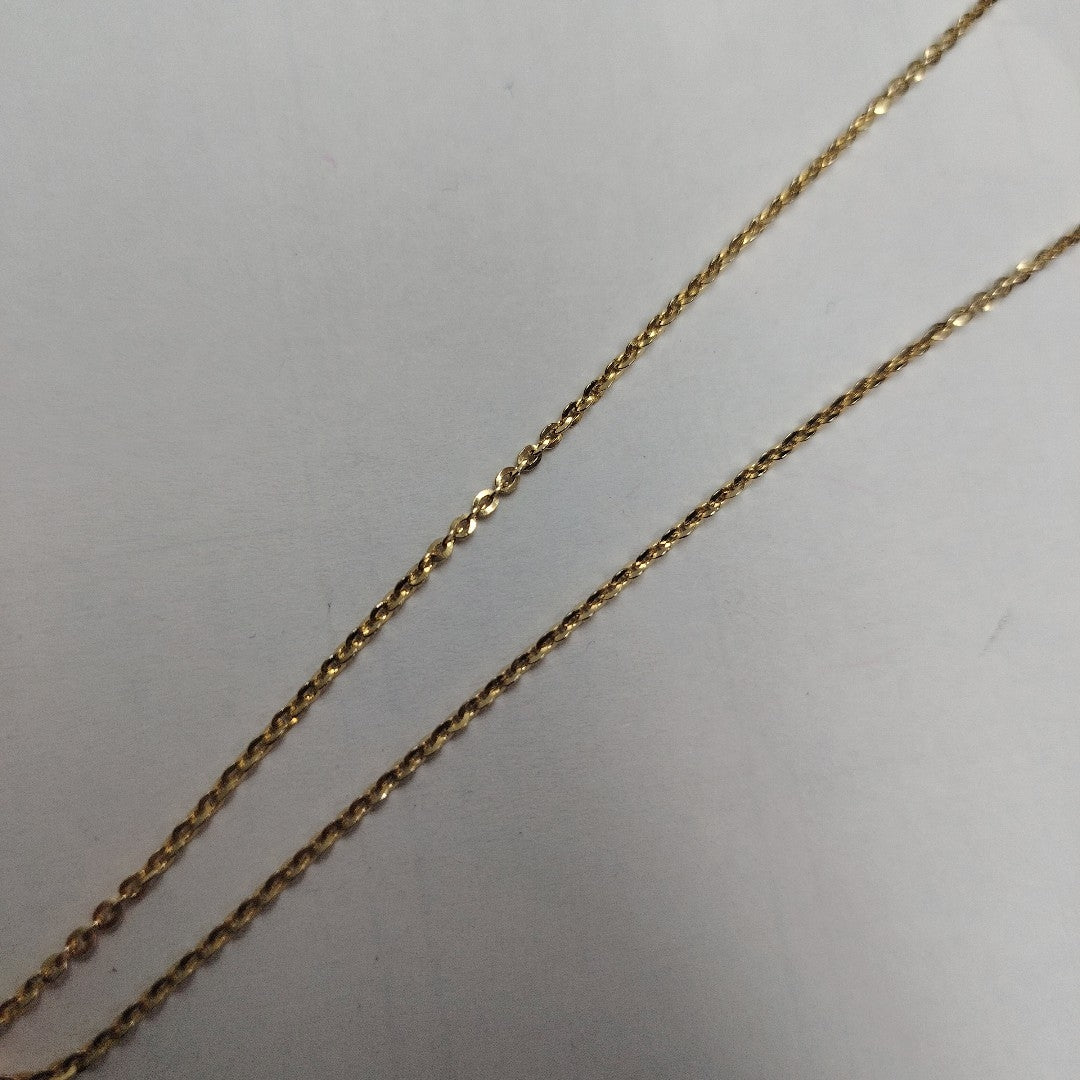 CADENA, DIJE ORO 14 K 5.5 GRMS (SEMINUEVO)