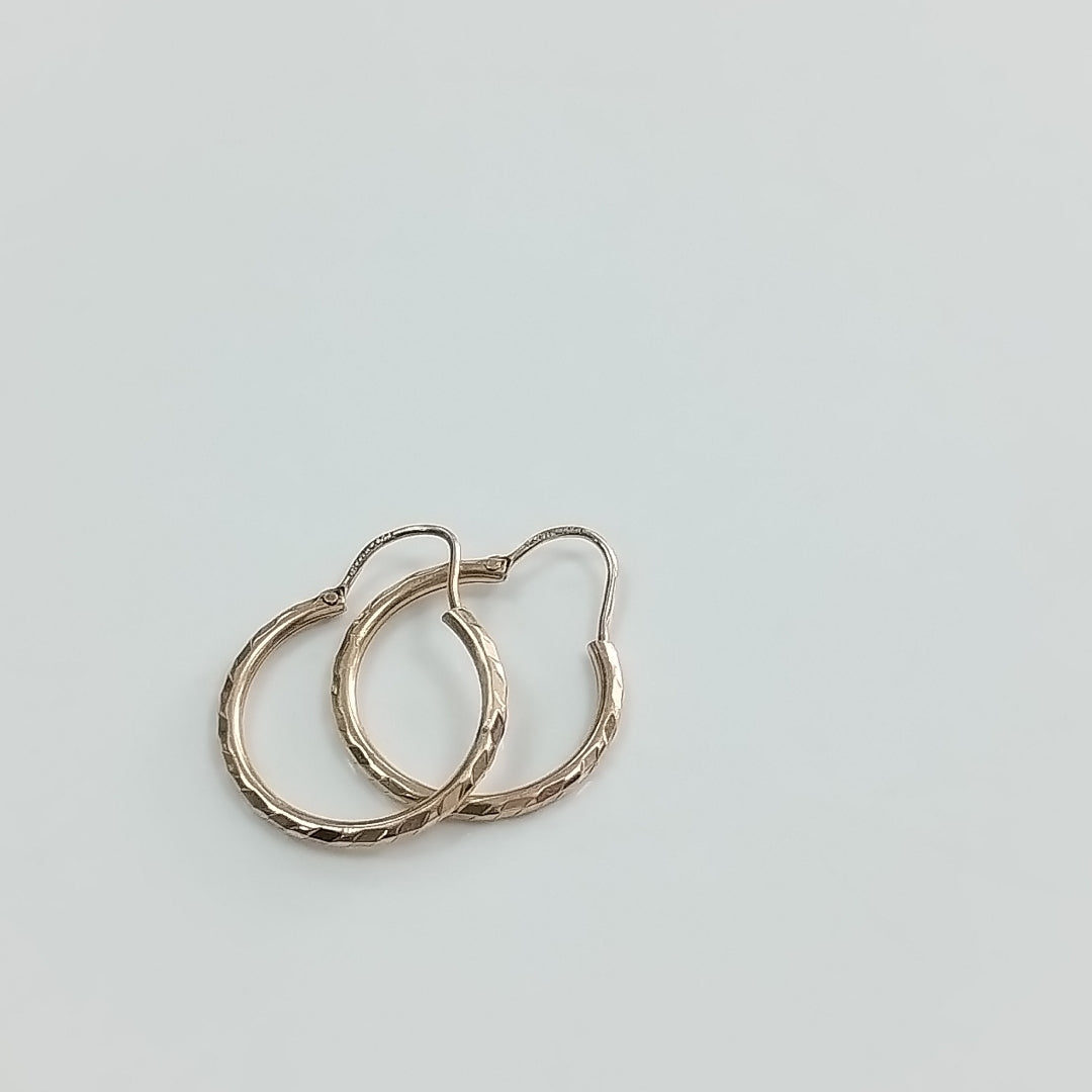 ARRACADAS PAR ORO 14 K 1,60 GRMS (SEMINUEVO)