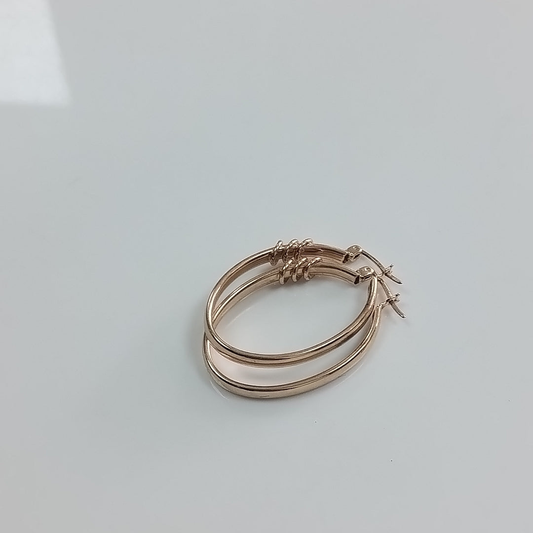 ARRACADAS PAR ORO 14 K 4,30 GRMS (SEMINUEVO)