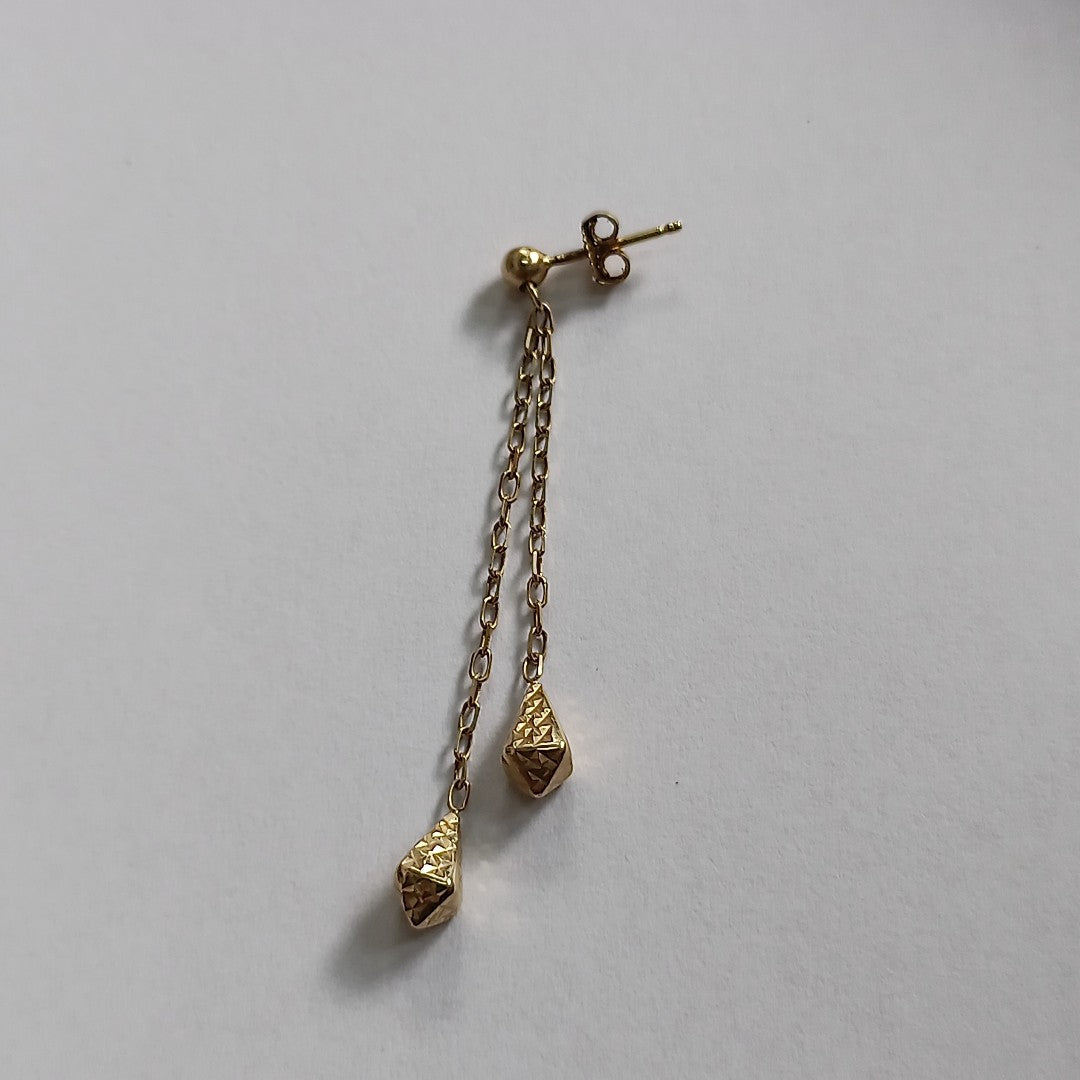 ARETES PAR ORO 14 K 2 GRMS (SEMINUEVO)