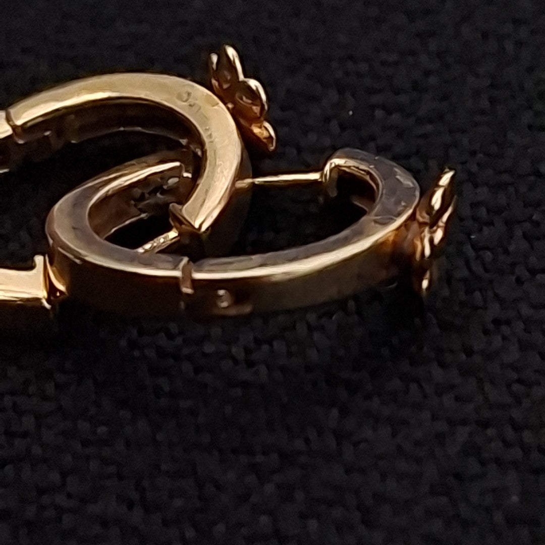 ARRACADAS PAR ORO 14 K 3,70 GRMS (SEMINUEVO)