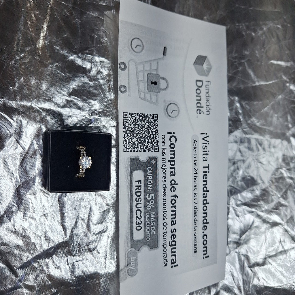 SOLITARIO ORO 10 K 3.1 GRMS (SEMINUEVO)