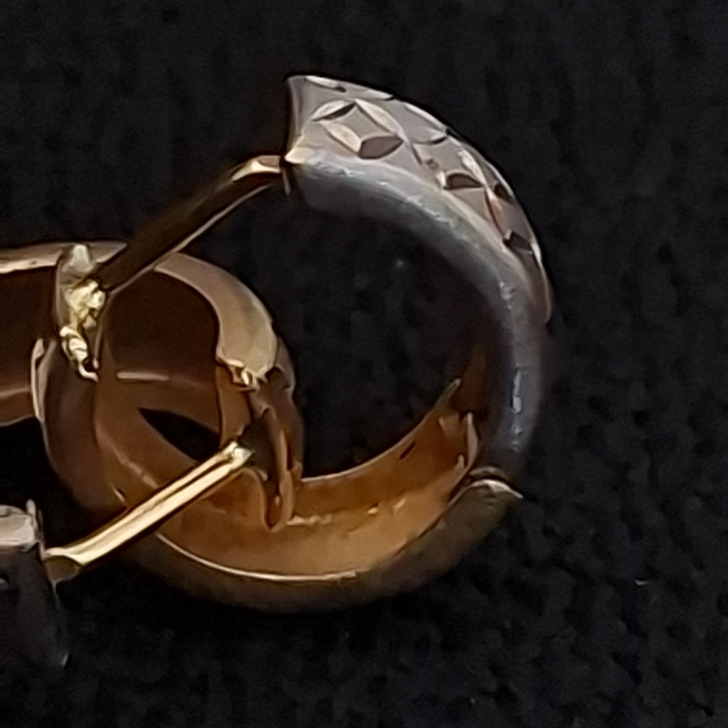 ARRACADAS PAR ORO 14 K 1.3 GRMS (SEMINUEVO)